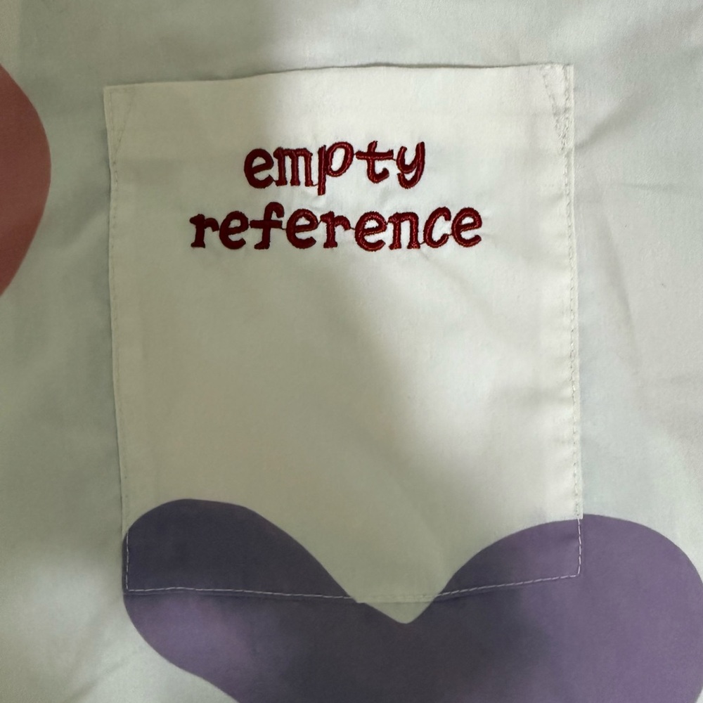 Empty Reference Large Shirt Rare Button Down Unis… - image 2